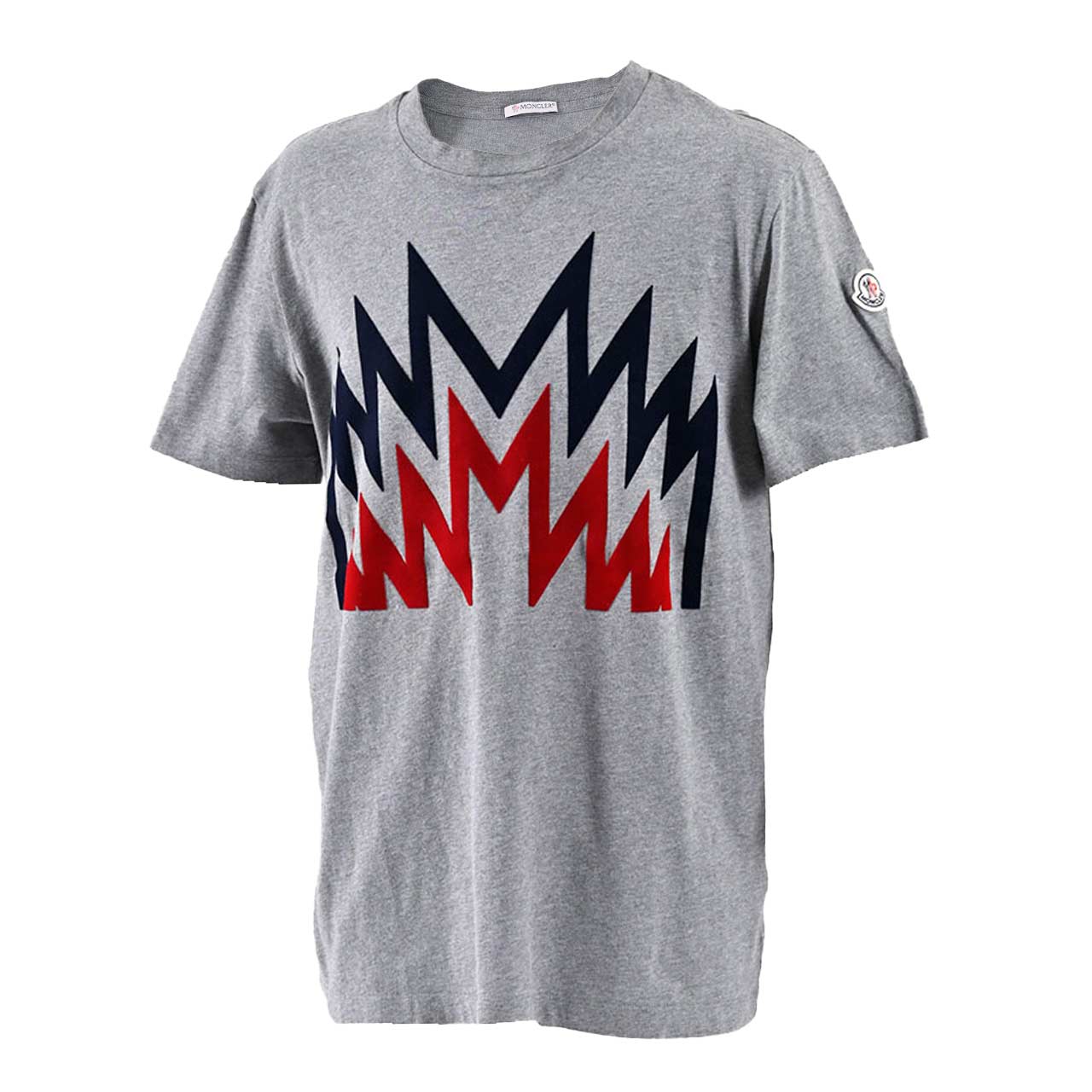 MONCLER☆ロゴパッチ コットン メンズ 半袖 Tシャツ グレー 楽天市場】モンクレール tシャツ(カラーグレー)(メンズ