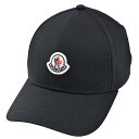 【10%OFFクーポン対象】 モンクレール MONCLER キャップ 3B0003904863 999 ブラック 2025年春夏 メンズ