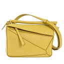ロエベ LOEWE ショルダーバッグ パズルバッグ スモール 32230S21 6048 イエロー レディース
