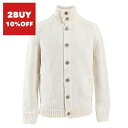 【2点で10%OFFクーポン対象】ヘルノ HERNO カーディガン MC00027UR 1010 ホワイト 2024AW メンズ