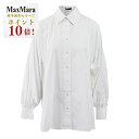 【7/19~ エントリーでポイント10倍】ウィークエンド マックスマーラ WEEKEND MAXMARA ブラウス FUFY 51110516 001 ホワイト 2024年春夏新作 2024SS レディース 【再入荷なし 在庫限り】