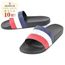 【7/19〜 エントリーでポイント10倍】モンクレール MONCLER サンダル Basile 4C000 40 01A49 998 マルチ メンズ 【数量限定...