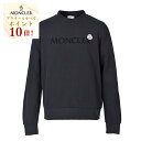 【7/19~ エントリーでポイント10倍】モンクレール MONCLER スウェットトレーナー 8G00023 809KR 999 ブラック メンズ