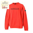 【7/19~ エントリーでポイント10倍】モンクレール MONCLER スウェットトレーナー 8C14225 714BC 455 レッド メンズ 【ラスト1点 XLサイズ】