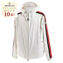 【7/19~ エントリーでポイント10倍】モンクレール MONCLER ナイロンジャケット 1A0018759876 035 ホワイト 2025年春夏 メンズ