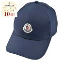 【7/19〜 エントリーでポイント10倍】モンクレール MONCLER キャップ 3B0003904863 778 ネイビー 2025年春夏 メンズ