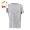 【7/19~ エントリーでポイント10倍】モンクレール MONCLER クルーネック半袖Tシャツ 8C01172 8390Y 984 グレー メンズ 【ラスト1点 Lサイズ】