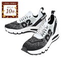 【ポイント10倍 期間限定】 ディースクエアード DSQUARED2 スニーカー Run Ds2 Lace-Up SNM0211 59206261 M2656 ホワイト 2023SS メンズ
