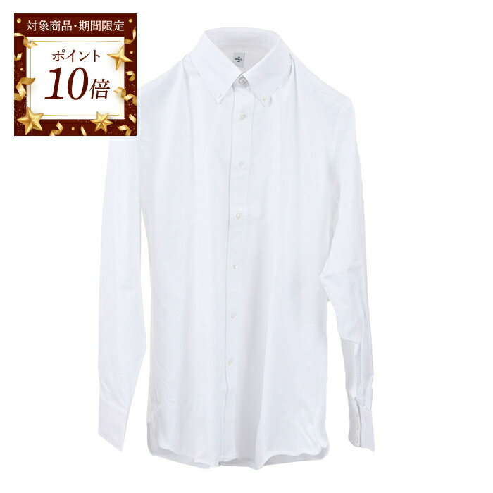 【ポイント10倍 期間限定】 ベルルッティ BERLUTI ドレスシャツ R24HTL98 001 000 ホワイト 2023SS メンズ 【ラスト1点 41サイズ】