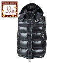【ポイント10倍 期間限定】 モンクレール MONCLER ダウンベスト BORMES 999 ブラック メンズ