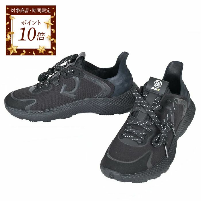 【ポイント10倍 期間限定】 ジーフォア G FORE ゴルフシューズ MG4X2 G4MC0EF40 ONYX ブラック メンズ ゴルフ 【ラスト1点 9.5...