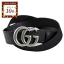 【ポイント10倍 期間限定】グッチ GUCCI ベルト 406831 UKOEC 1000 ブラック メンズ