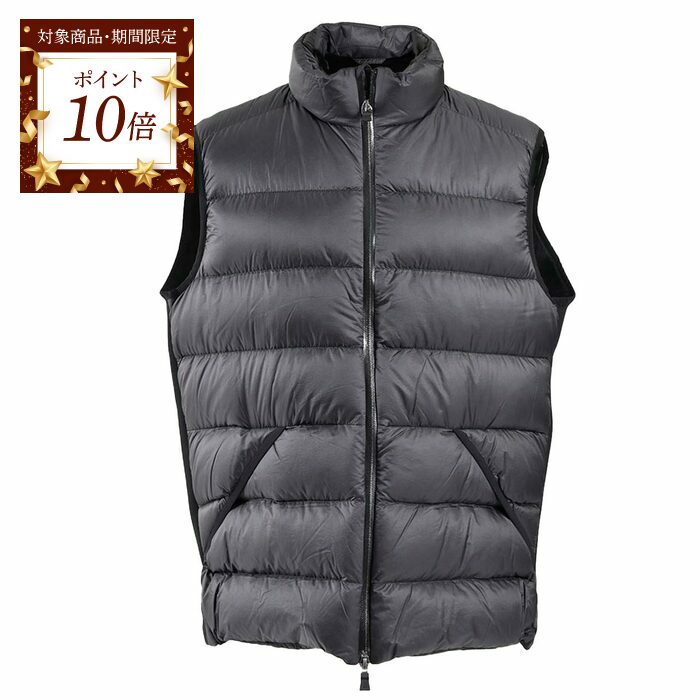 【ポイント10倍 期間限定】 ヘルノ HERNO ダウンベスト PI001296U 12812Z 9300 ブラック メンズ