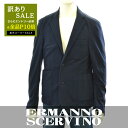 【エントリーで全品ポイント10倍】 エルマノ シェルビーノ ジャケット ERMANNO SCERVINO ブルー D2500 訳あり ワケアリ 【ラスト1点 48サイズ】 【ワケアリ ポッキリセール】