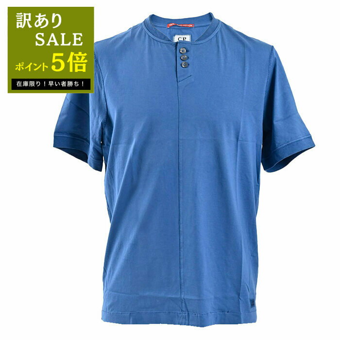 シーピーカンパニー マココットン Tシャツ C.P. Company 06CMTS090A MAKO COTTON ブルー 訳あり ワケアリ 【ラスト1点 Mサ...