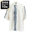 【7/19~ エントリーでポイント10倍】フェンディ FENDI 半袖シャツ AN0R FS0966 F0UB0 ホワイト 年秋冬 メンズ 【ラスト1点 43サイズ】