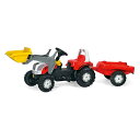 Rolly Toys ロリートイズ ROLLY KIDS ステアキッズ〜ドイツ・Rolly Toysのフロントローダー&トレーラー付きのペダル式の働く車の乗用玩...