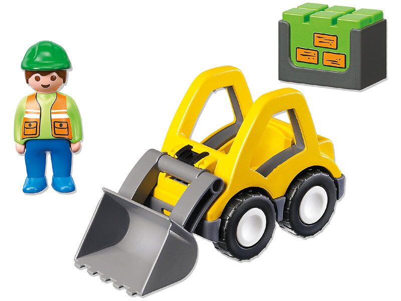PLAYMOBIL プレイモービル 1.2.3 トラクター〜ドイツ生まれのヨーロッパを代表する...