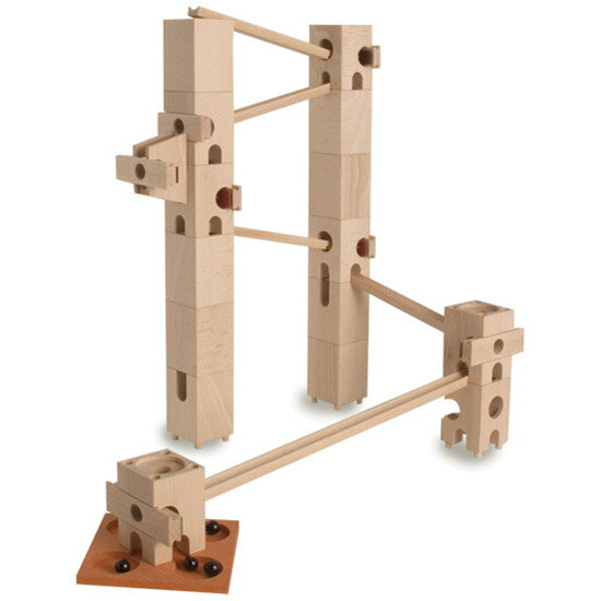 Xyloba Mezzo サイロバ メッゾ〜スイス生まれの音を奏でる組み立て木製スロープ。鉄琴も1オクターブ分そろっている基本セットです。(XY-02)