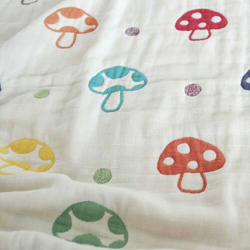 Hoppetta ホッペッタ champignon(シャンピニオン) 6重ガーゼトドラーケット〜Hoppe...