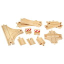 BRIO ブリオ レールウェイ拡張レール&ロード ポイントレール拡張セット〜BRIOのレールウェイのレール&ロード拡張パーツです。11ピース。【誕生日プレゼント...