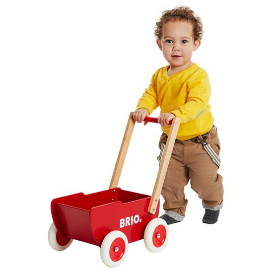 BRIO ブリオ ドールワゴン〜BRIOの赤ちゃんの木のおもちゃシリーズ。クラシックなデザインのお人形用の乳母車。クラシックなドールワゴンが復刻しました！(31370)