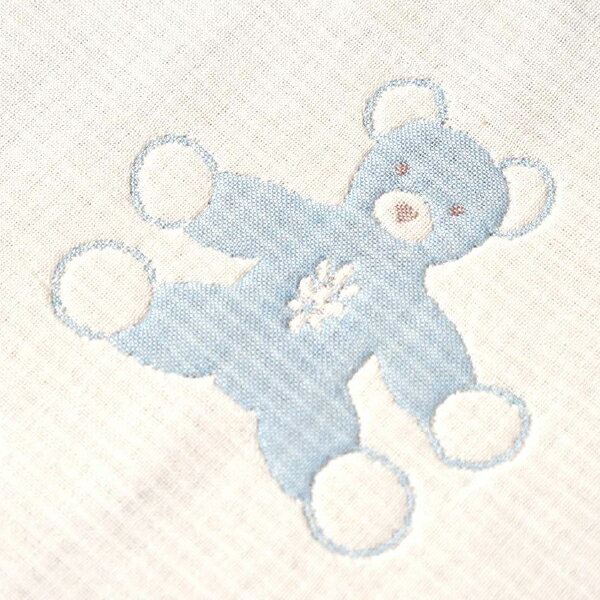 SOULEIADO ソレイアード クリップ&ハンカチスタイ ブルーセット ふくふくガーゼ 6重ガーゼ Ficelle フィセル 日本製 マルチクリップ おしゃぶりホルダー 出産祝い、ハーフバースデイにおすすめの出産準備グッズ、ママ＆ベビー用品です。(20221018) 3