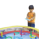 一歩社 はじめしゃ プールでわなげ~一歩社(はじめしゃ)のプール遊びに大活躍の水遊びのおもちゃ・遊具。プール等の水面に棒を浮かべて輪投げができます。(096)
