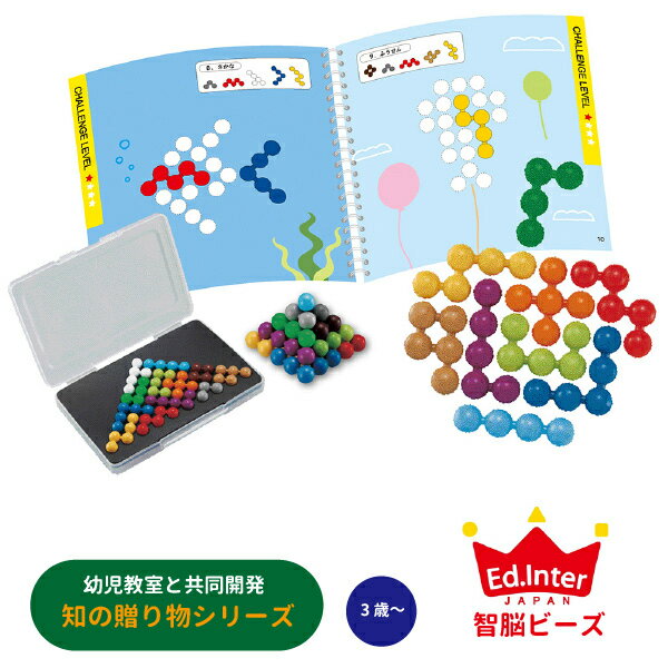 Ed.inter エドインター 智脳ビーズ 知の贈り物シリーズ ~ Ed.inter（エドインター）の幼児教室と共同開発した「考える」楽しさを知る、「考える」が好きになるおもちゃ「知の贈り物シリーズ」。(815588)のサムネイル