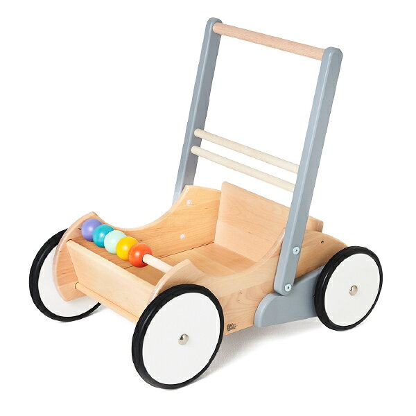 Bornelund ボーネルンド BAJO バヨ ベビーウォーカー ホワイト＆グレー 名入れセッ...