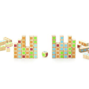 平和工業 ブロック建築〜みんなで遊べるファミリーゲーム・シリーズ。ビルディングがモチーフのスリリングなバランスゲームです。(W-160)