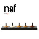 Naef ネフ社 木のコマ5個セット Holzkreisel〜スイス・Naef(ネフ社)の5種類の木でできた美しい木目のこま5個セットです。(NAF-D24-1...