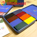  Stockmar シュトックマー社 蜜ろうクレヨン ブロッククレヨン 8色 缶 基本色〜ドイツ、Stockmar（シュトックマー社）の高い透明感と美しい発色を持つ安全性の高い自然素材の蜜蝋クレヨンです。