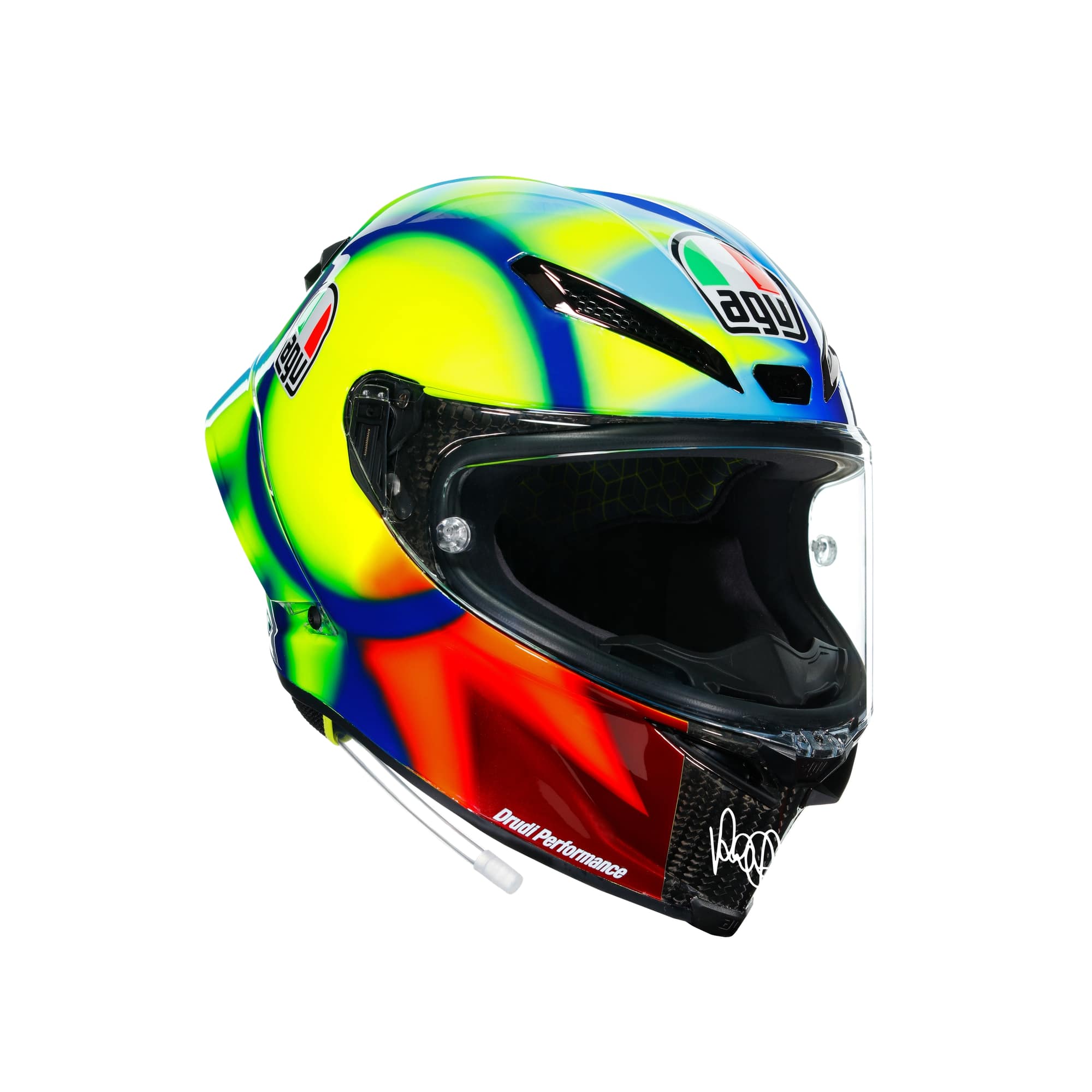 PISTA GP RR AGV JIST MPLK Asian Fit 010-SOLELUNA 2021 【SG認証取得 アジアンフィット MFJ公認 フルカーボン製 】