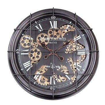 時計 壁時計 clock 歯車 gearclock クラシック インダストリアル アンティーク 50303 【送料無料】