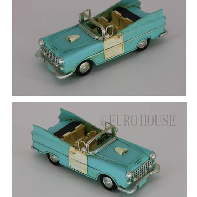 輸入家具・インテリア　EURO HOUSEの【送料無料】ブリキのおもちゃ classic car 車 car クラシックカー 置物 オブジェ インテリア小物 レトロ アンティーク インスタ映え 43032 東洋石創｜アングル2