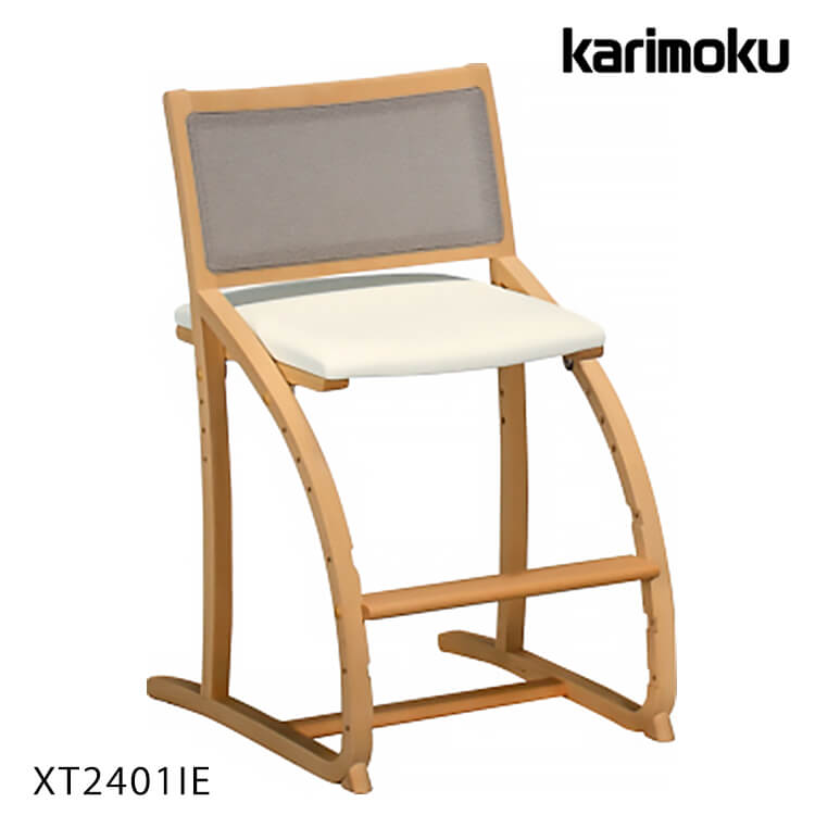 【送料無料】チェア 椅子 デスクチェア 学習机用 サポート 木製 椅子 シンプル クレシェ XT2401IE リモートワーク カリモク karimoku