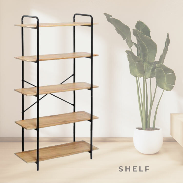 【送料無料】 シェルフ ラック 棚 ディスプレイシェルフ 5段 39262 リビング 飾り棚 ガーデン 収納 東洋石創