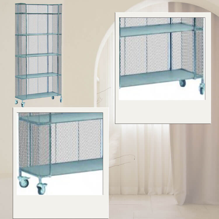 週末は店内ポイント最大20倍【送料無料】 シェルフ ラック 棚 ディスプレイシェルフ 網 80634 リビング 飾り棚 ガーデン 収納 東洋石創 [3]