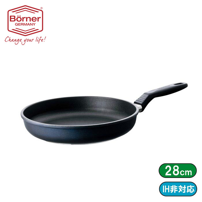 【訳あり】ドイツ製 ベルナー フライパン 28cm 深型 深さ5cm ガス用 528