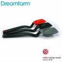 ドリームファーム　Dreamfarm　置き楽スプーンスパチュラ　大さじ小さじ計量目盛付き　多機能シリコンへら　【ハンドクリーナー】【シ..