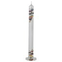 【訳あり】スティーフィルマイヤー Stiefelmayer ドイツ製 ガリレオ温度計 大 62cm 球体11個 12℃〜32℃ ガラスフロート温度計