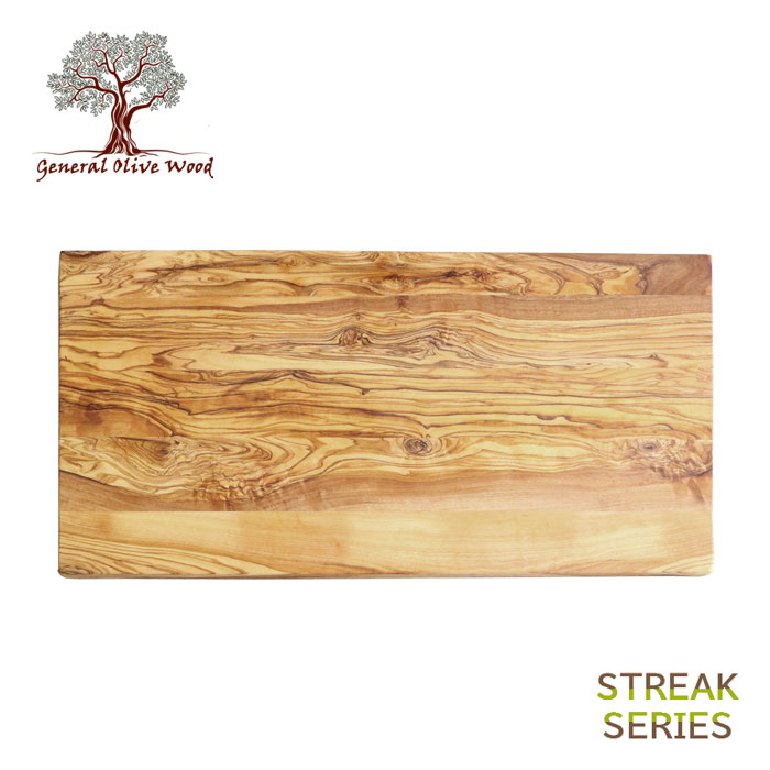 ジェネラルオリーブウッド General olive Wood ストリークシリーズ オリーブの木 カッティングボード 長方形 40×22cm ＃GL0144022