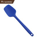 【楽天スーパーSALE50%OFF】ユーロキッチン eurokitchen 一体型スプーンスパチュラ シリコンへら 青(ブルー)【ハンドクリーナー オールシリコ...