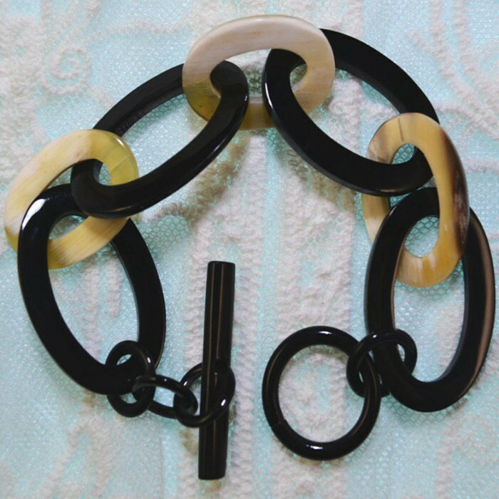 水牛 バッファロー ホーン バッファローホーン ブレスレット 天然素材 手作り 軽い アクセサリー 雑貨 ..