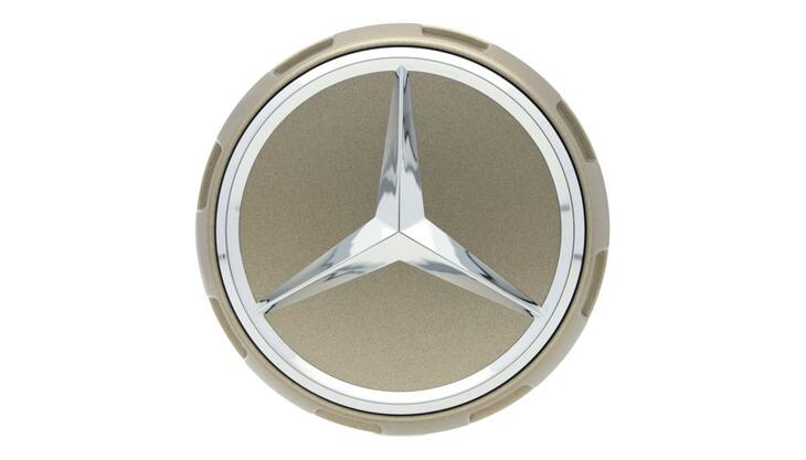 Mercedes Benz メルセデス ベンツ 純正品 AMG ホイールセンターキャップゴールド　金　4個セット
