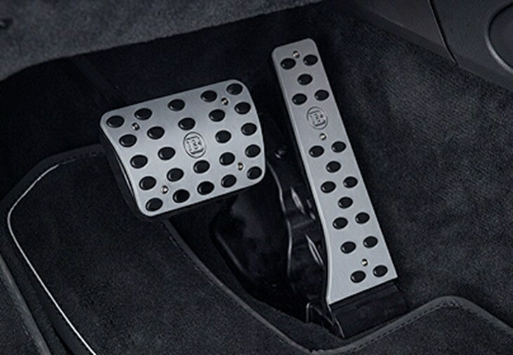 BRABUS ブラバス Aluminium pedal pads　アルミペダルW463A Gクラス　ゲレンデヴァ—ゲン Mercedes Benz メルセデス