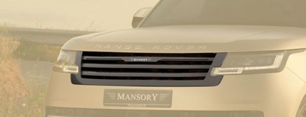 MANSORY マンソリー フロントグリル with logo カーボン Land Rover Range Rover ランドローバー レンジローバー 2022年～ エアロパーツ ボディーパーツ カスタム 外装