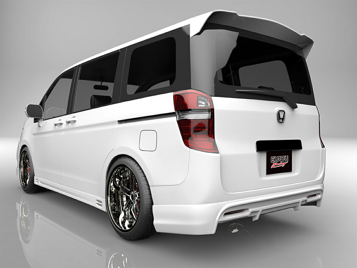 ■国産エアロパーツ!保証付き!!NEW MODEL/EUROUステップワゴン RK1 RK2 標準グレード 前期リアハーフスポイラー エアロパーツ