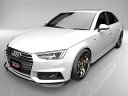 ■国産エアロパーツ!保証付き!!NEW MODEL/EUROUアウディ A4 セダン 8W系 Sライン B9 前期フロントアンダースポイラー サイドステップ 2...